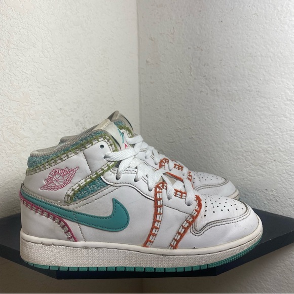 Jordan Other - Jordan 1 multi knit white blue orange